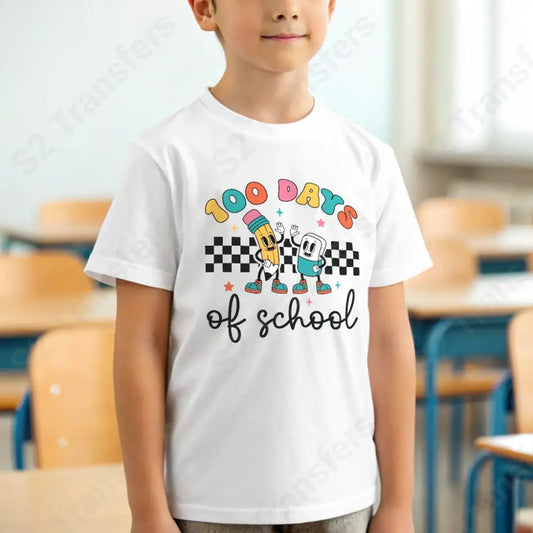 100 Days Of School Buddies - DTF Transfer DTF Transfer