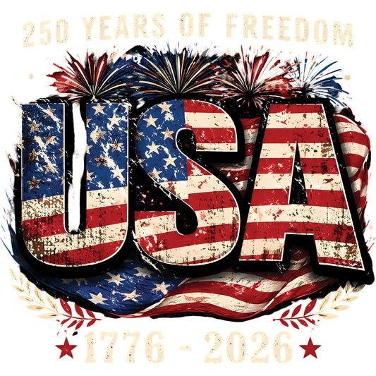 250 Y.O.F USA VIbrant – DTF Transfer