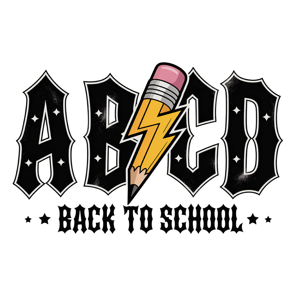 ABCD Back To School – DTF Transfer