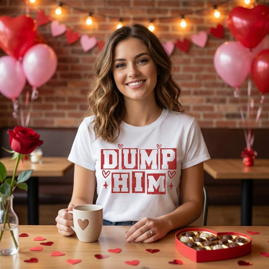 Dump Him Valentines Day – DTF Transfer