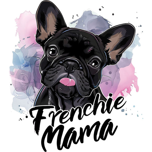 Frenchie Mama Watercolor – DTF Transfer