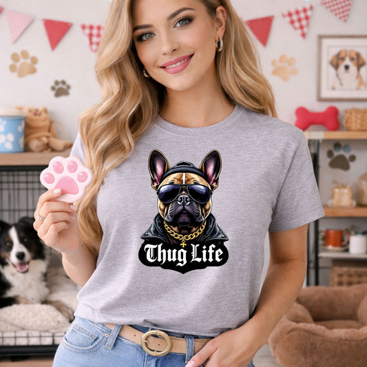 Frenchie Thug Life – DTF Transfer
