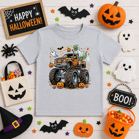 Halloween Trex Monster Truck – DTF Transfer