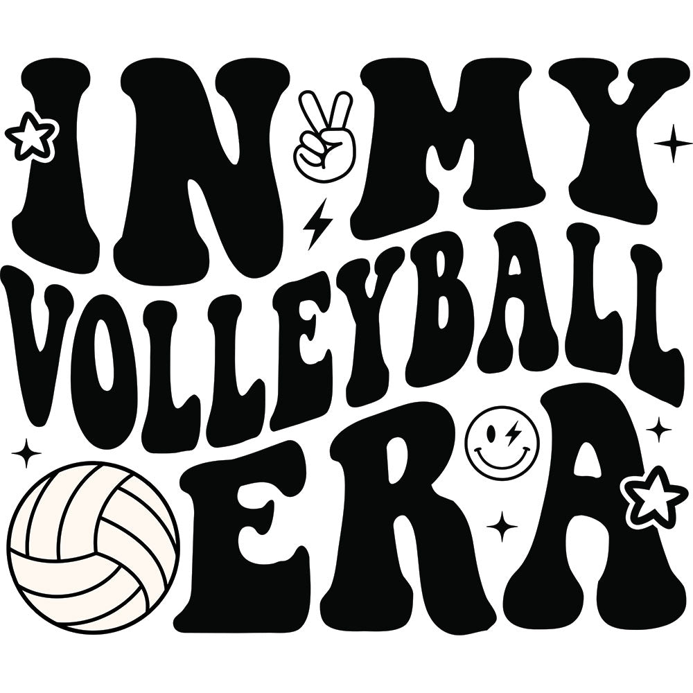 In My Volleyball Era – DTF Transfer