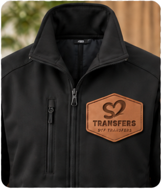 Custom patch placement on a jacket