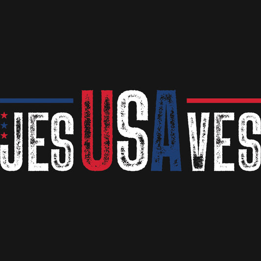 Jesus Saves USA – DTF Transfer