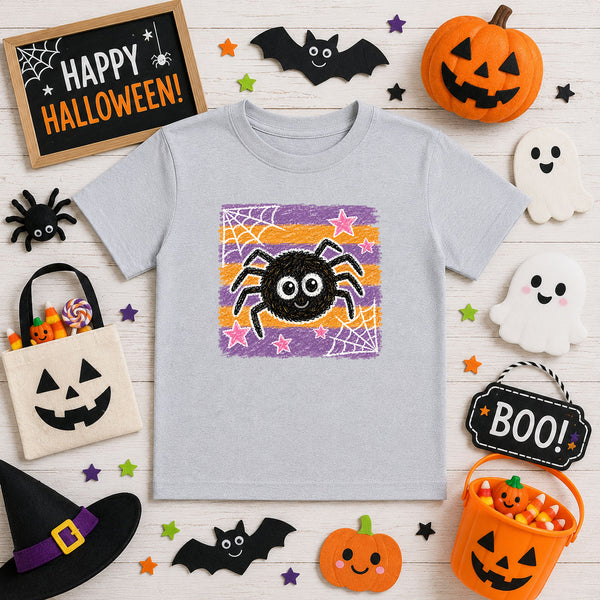 Kid Drawing Spider – DTF Transfer
