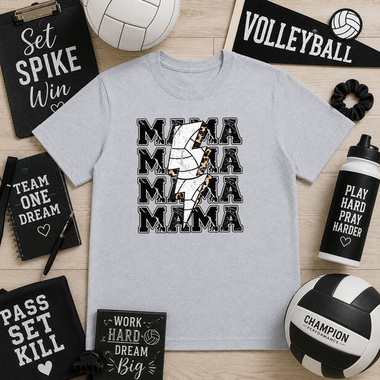 Lightning Volleyball Mama – DTF Transfer