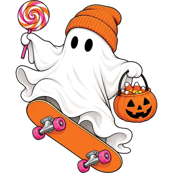 Orange Ghost Skateboarding – DTF Transfer