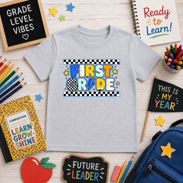 Retro First Grade – DTF Transfer