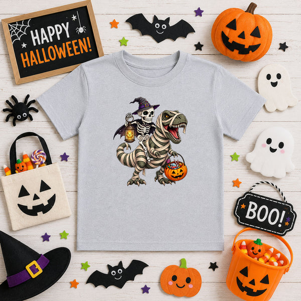 Skeleton Riding Trex – DTF Transfer