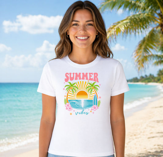 Summer Vibes Vibrant – DTF Transfer