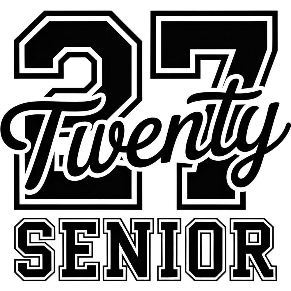 Twenty 27 Senior Stacked – DTF Transfer