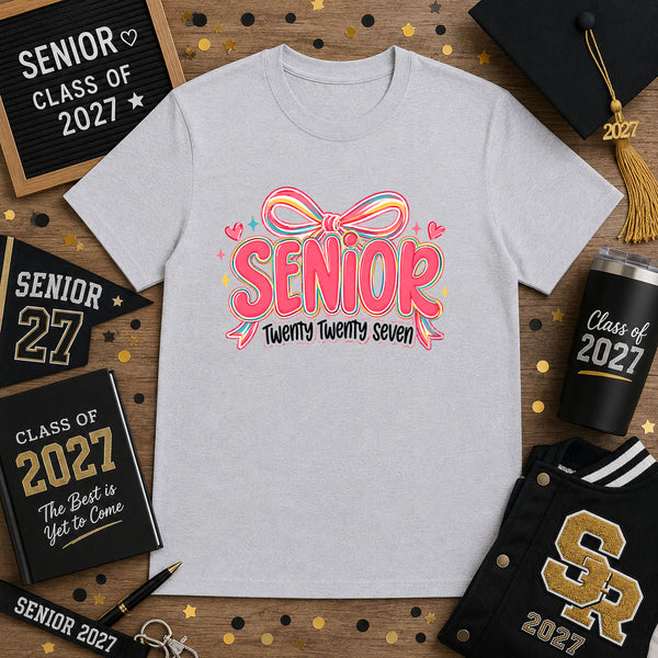 Vibrant Senior Coquette 2027 – DTF Transfer