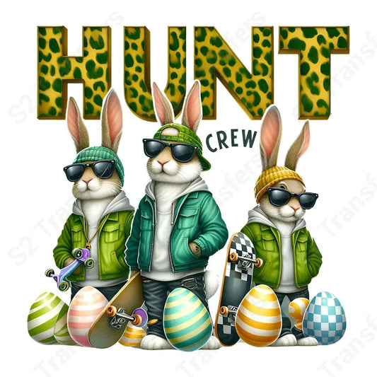 Bunny Hunt Crew - DTF Transfer DTF Transfer