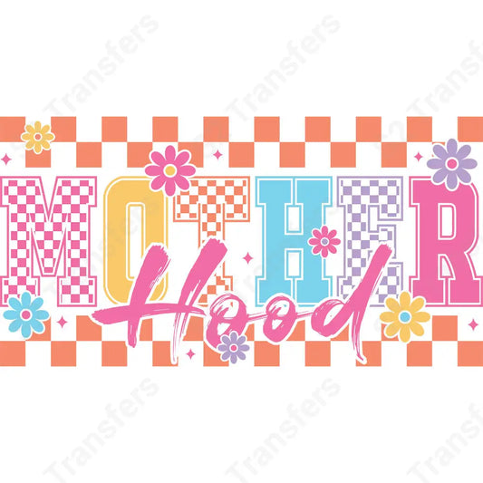 Checkered Motherhood Colorful - DTF Transfer DTF Transfer