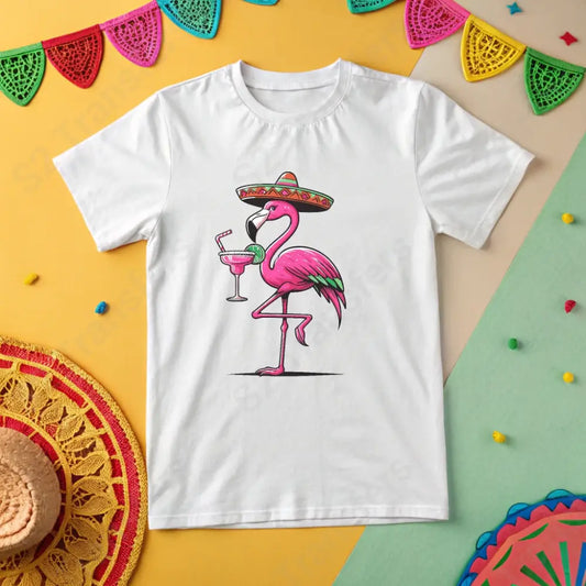 Cinco De Mayo Flamingo - DTF Transfer DTF Transfer