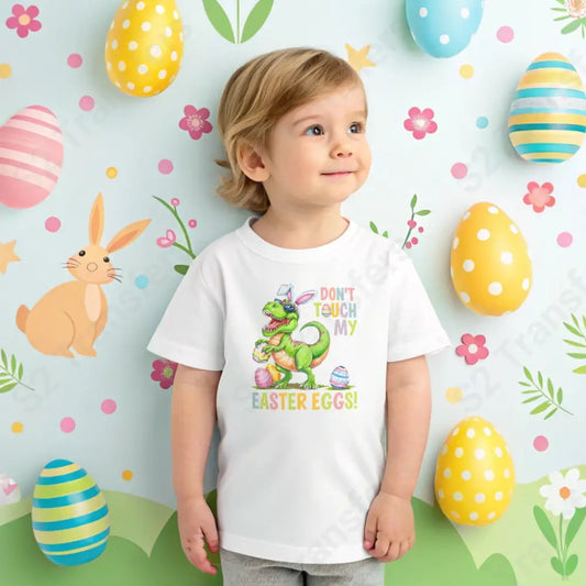 Don’t Touch My Easter Eggs T-Rex - DTF Transfer DTF Transfer