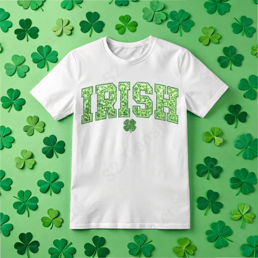 Faux Sequins Irish Clover - DTF Transfer DTF Transfer