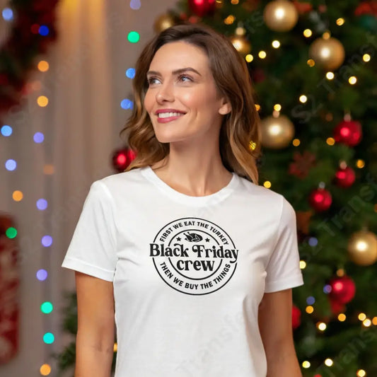 First We Eat Turkey Black Friday - DTF Transfer DTF Transfer
