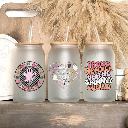 Halloween UV DTF Sticker Sheet UV DTF Sticker Sheet