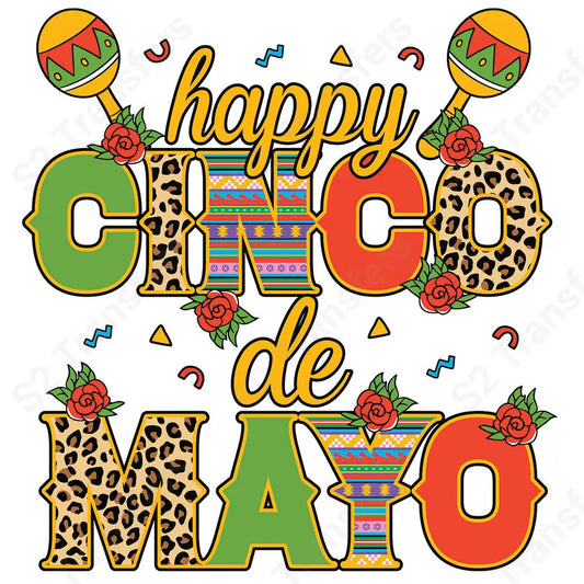 Happy Cinco De Mayo - DTF Transfer DTF Transfer