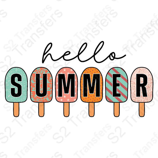 Hello Summer Popsicles