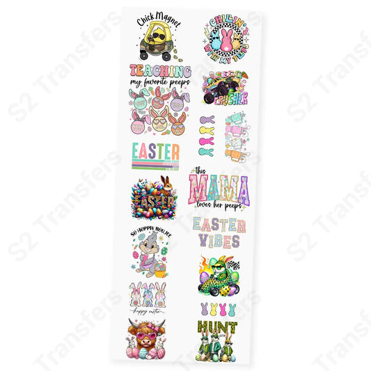 Kid’s Easter Fiesta Premade DTF Transfer Gangsheet - 22’’x60’’ Premade DTF Gang Sheet