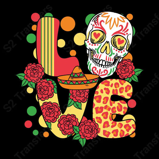 Love Cinco De Mayo - DTF Transfer DTF Transfer