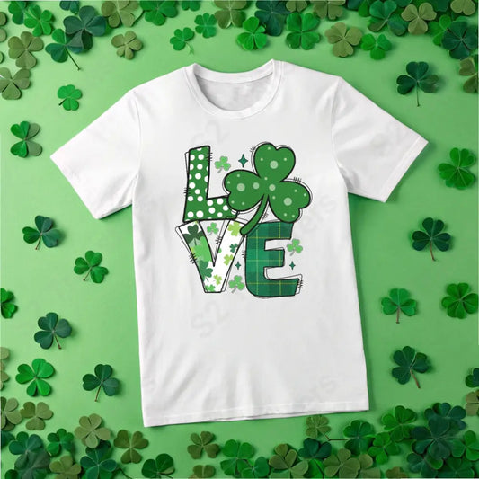 Love Shamrock Design - DTF Transfer DTF Transfer