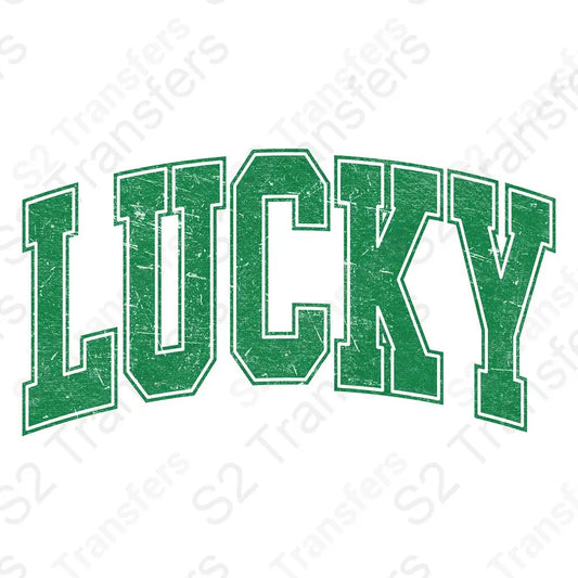 Lucky Distressed Green
