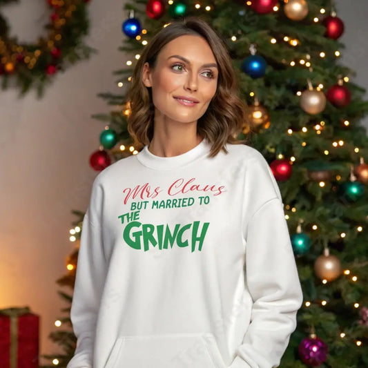 Mrs Claus But Married To The Grinch - DTF Transfer DTF Transfer