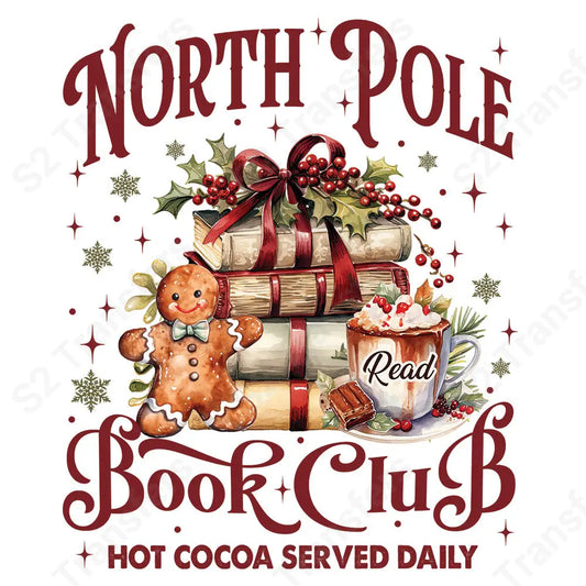 North Pole Book Club - DTF Transfer DTF Transfer