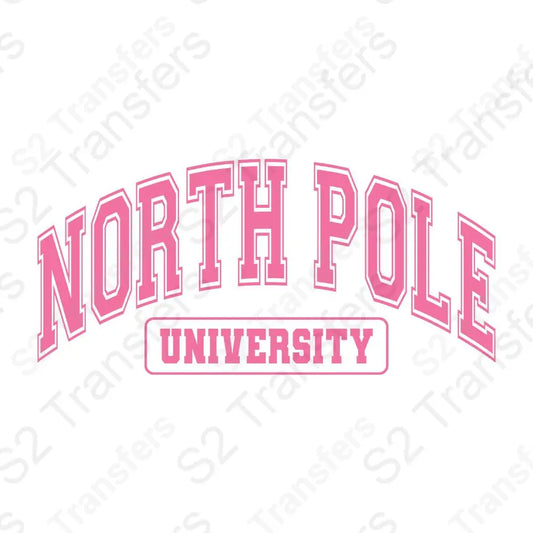 North Pole University Christmas Pocket