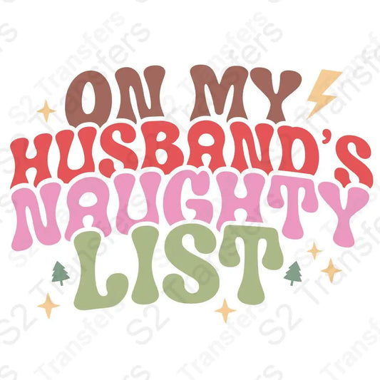 On My Husband's Naughty List