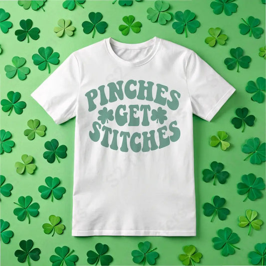 Pinches Get Stitches Solid Green - DTF Transfer DTF Transfer