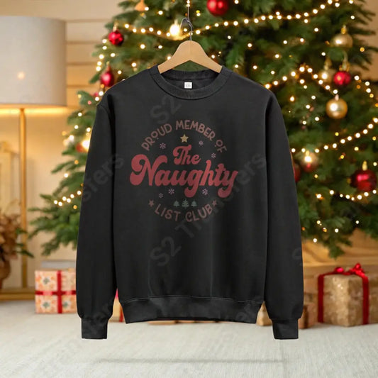 Proud Member Of The Naughty List Club - DTF Transfer DTF Transfer