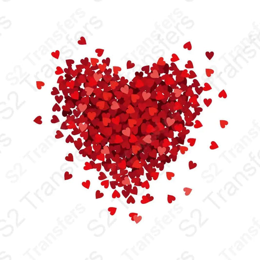 Red Hearts With Little Hearts