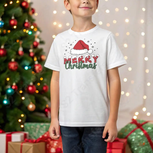Santa Hat Merry Christmas - DTF Transfer DTF Transfer