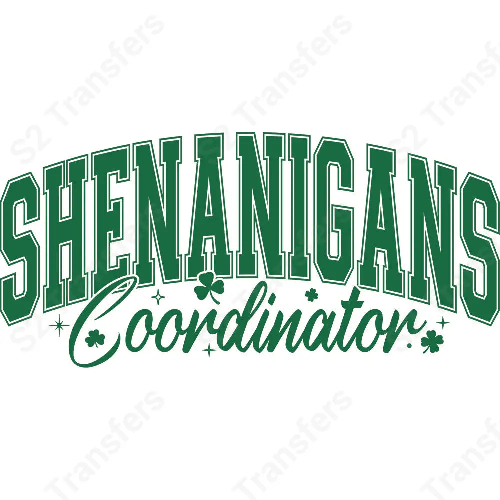 Shenanigans Coordinator - DTF Transfer DTF Transfer