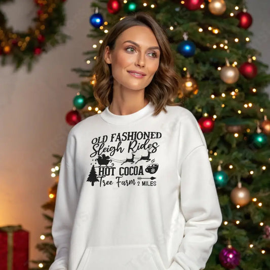 Sleigh Rides 2Miles - DTF Transfer DTF Transfer