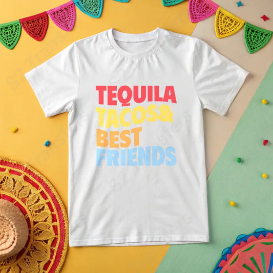 Tequila Tacos & Best Friends- DTF Transfer DTF Transfer