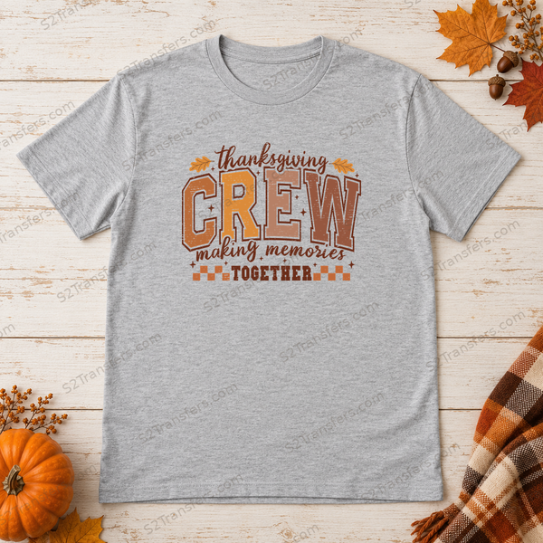 Thanksgiving Crew Making Memories Together flatlay preview