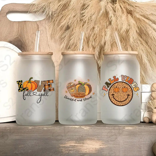 Thanksgiving UV DTF Sticker Sheet UV DTF Sticker Sheet