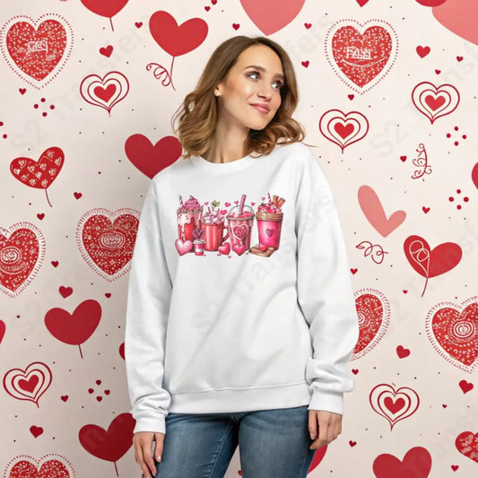 Valentine’s Day Coffee Drinks - DTF Transfer DTF Transfer