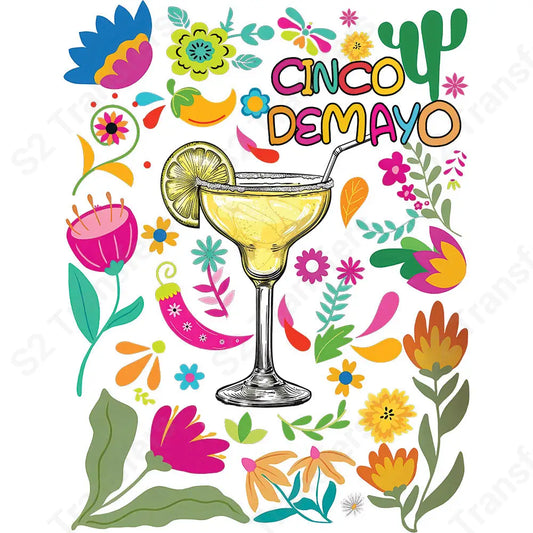Vibrant Cinco De Mayo - DTF Transfer DTF Transfer