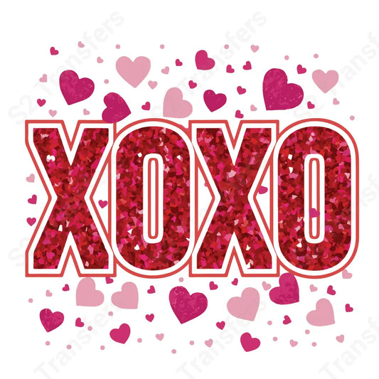 XOXO Heart Design - DTF Transfer DTF Transfer