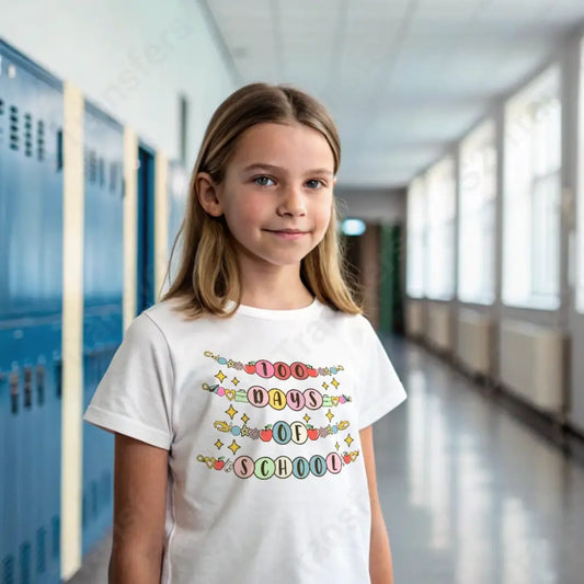100 Days Of School Bracelets - DTF Transfer DTF Transfer