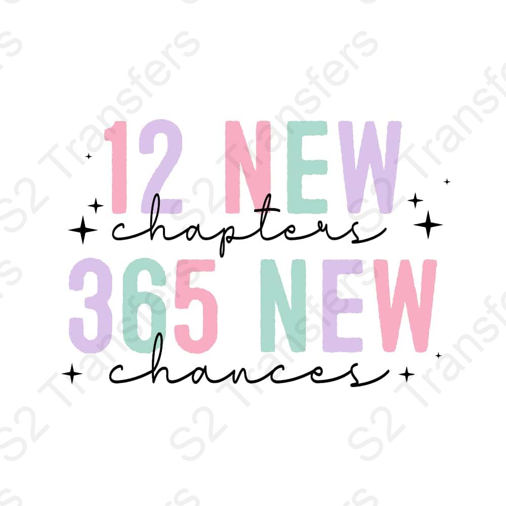 12 New Chapters 365 New Chances