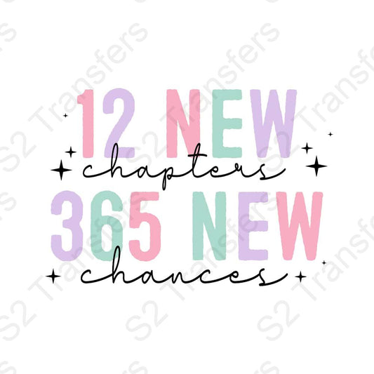 12 New Chapters 365 New Chances